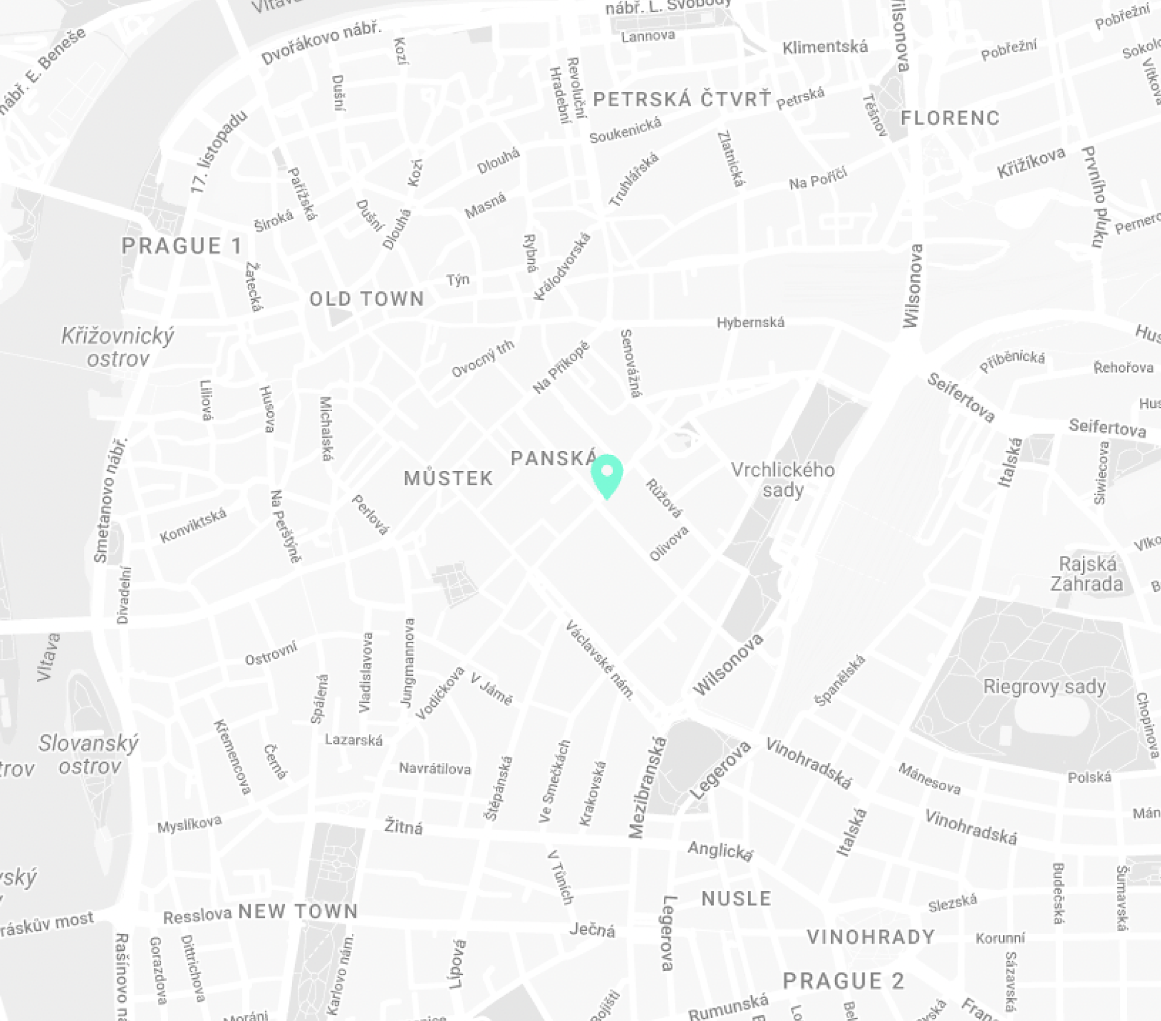 A map with Upvest office location marked